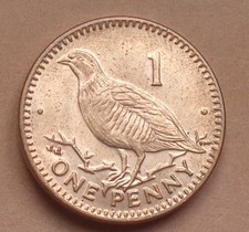 GIBRALTAR. ONE PENNY 2000. PARTRIDGE.