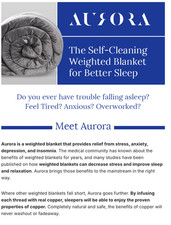 Aurora King Size Self Cleaning