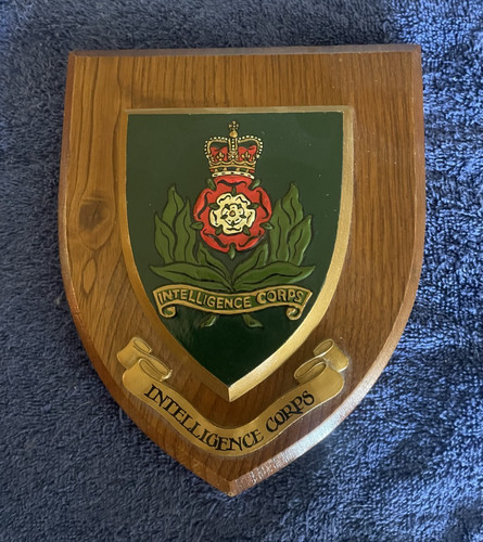 Intelligence corps wall plaque - intelligence,