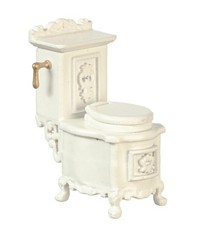 Dolls house toilet - house,