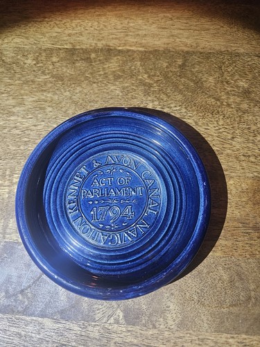 Vintage clee pottery blue - clee,