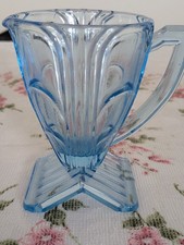 Art Deco Blue Milk Cream Jug