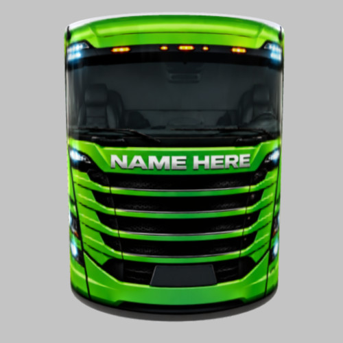 Personalised truck driver - truck, mug