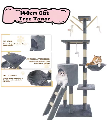140cm cat tree climbing - 140cm,