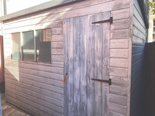 Pent Wooden shed 10 X 5ft