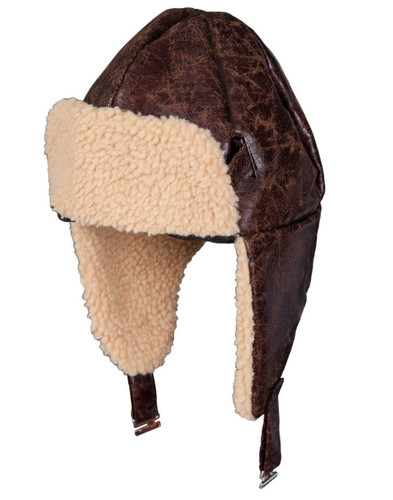 New aviator hat faux - aviator,