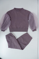 il gufo liliac tracksuit size Age 8 Years Vgc Girls