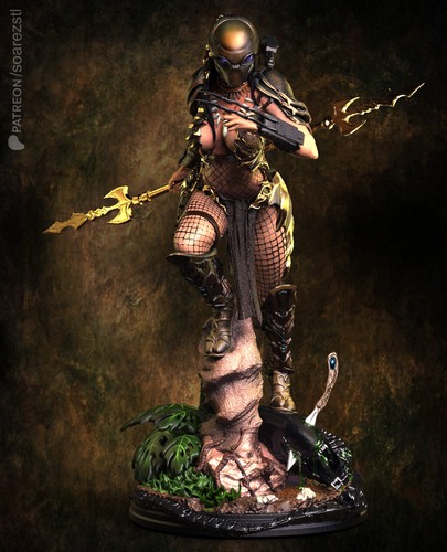 Predator female resin - female,