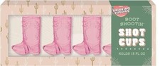 Pink Cowboy Boot Shot Glass