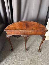 antique folding card table
