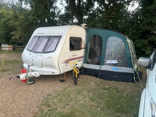 Caravan awning - caravan,