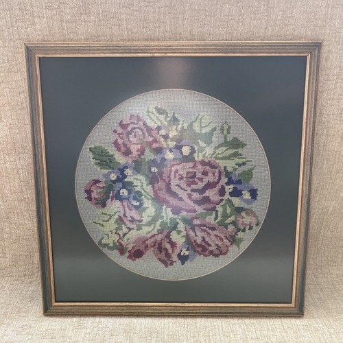 Framed tapestry picture - framed,