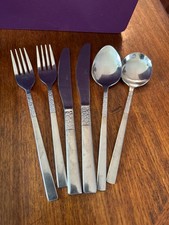 Vintage VINERS Cutlery LOVE STORY x 6 pcs forks, knives, spoons cutlery set