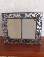 Vintage Photo Frame Climbing Roses' In Gun Metal Grey 5X7 Inch Approx Lovely VGC
