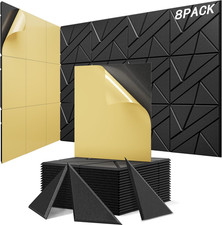 8 Pack Sound Proof Wall Panels