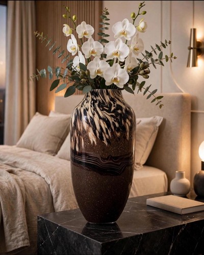 Large brown art glass - large,