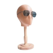 Wooden Mannequin Head Stand