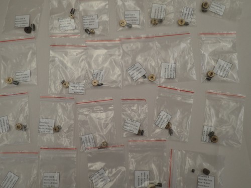4mm scale drive gears worms - 4mm,