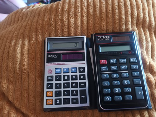 Two vintage solar powered - solar,