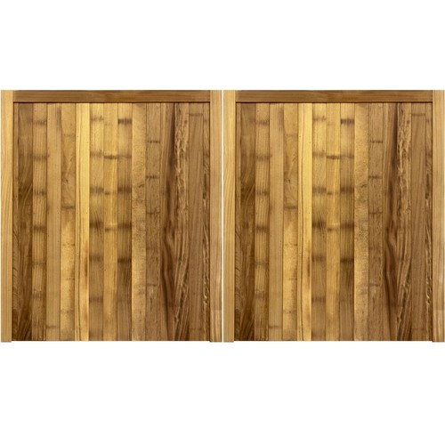 Iroko mortise tenon entrance - iroko, &
