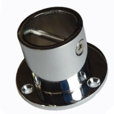 !!!CLEARANCE!!! DECKING ROPE CUP END: CHROME - 36mm (2615)
