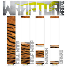 Archery Arrow Wraps - Wraptor Wraps HD Tiger Animal Print - 13pk