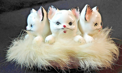 Kittens pink fur - in, trimmed
