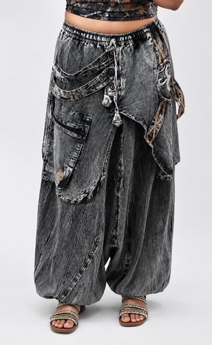Unisex boho harem - boho, tie
