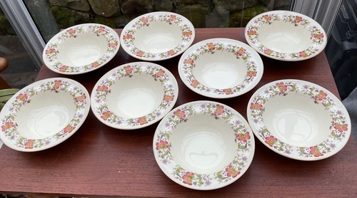 Vintage floral rimmed 5cm - floral,
