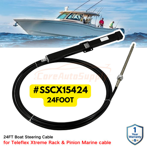 24ft boat steering cable - 24ft,