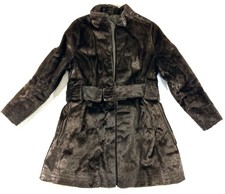 Vtg Real Fur Coat Brown