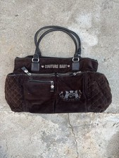 Vintage Juicy Couture Quilted Velour Baby Bag Diaper Entrant De changing Pad Y2K