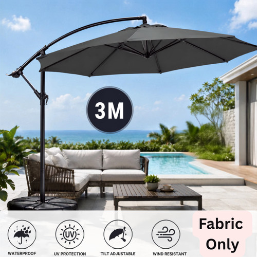 Garden parasol replacement - 3m,