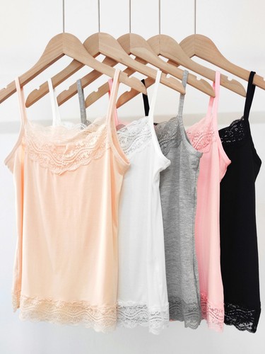 Ladies plain stretchy - stretchy, cotton