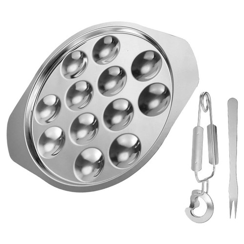 Escargot trays french - escargot, dish