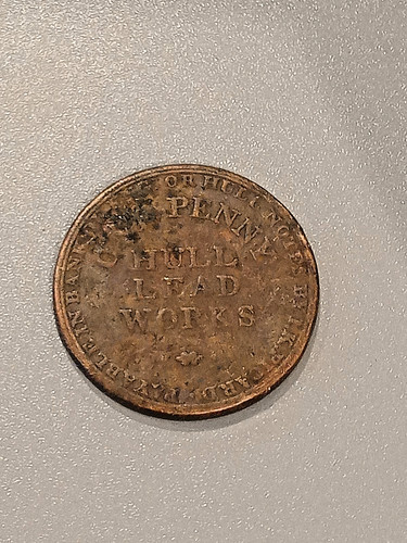 1812 hull lead works one - 1812,