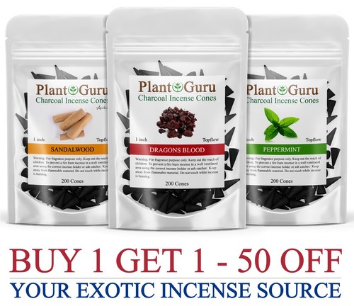 200 charcoal incense cones - 200,