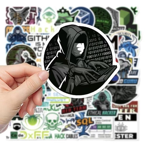 Computer hacker sticker - 50,