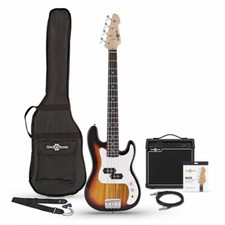 3/4 LA Bass Guitar + 15W Amp