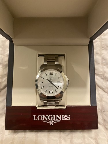 Longines conquest silver - silver, dial