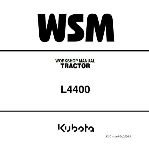 Kubota l4400 tractor - l4400,