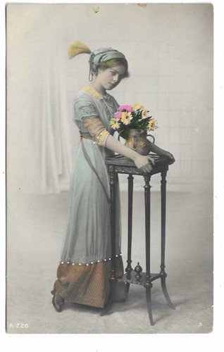 Rotary photo postcard young - postcard, of