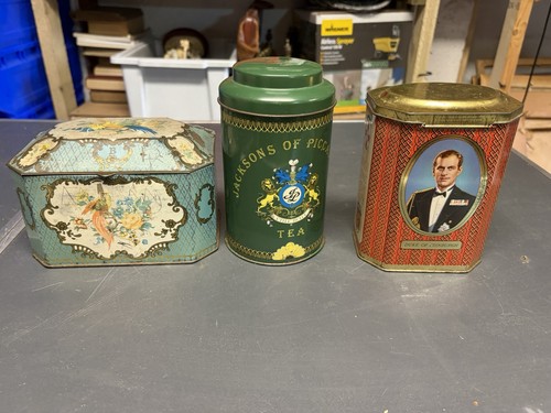 Vintage tin collection - vintage, x3