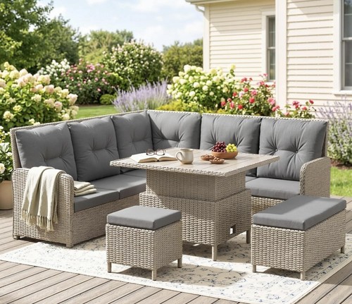 Seater rattan garden - 7,