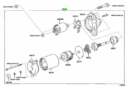 Genuine lexus starter assy - genuine,