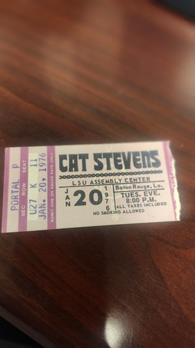 Cat stevens concert - cat,