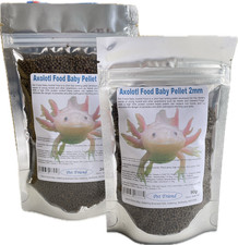 Pet Friend Axolotl Food 2mm Baby & 4.5mm Adult Amphibian Newt & Clawed Frog Feed