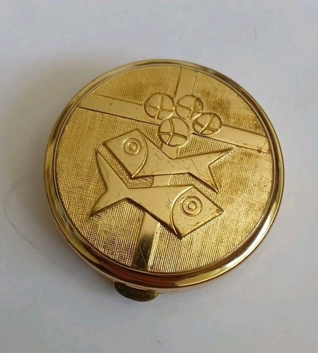 Gold coloured pyx - gold,