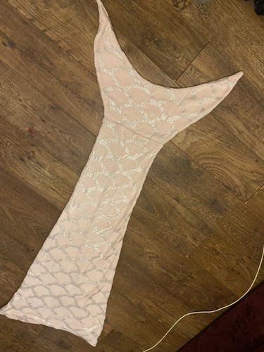 Mermaid tail blanket pink - mermaid,