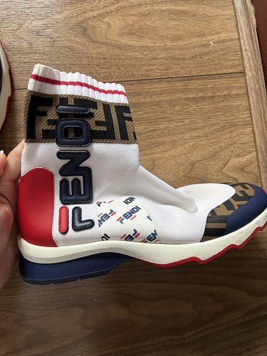 Fendi fila cloth trainers - fendi,